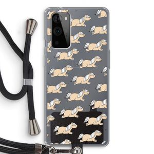 Ponys: OnePlus 9 Pro Transparant Hoesje met koord