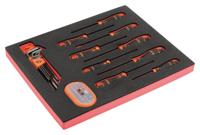 Bahco Foaminlay Fit&Go 2/3 met schroevendraaiers | BahcoFit | gleuf | Phillips en Pozidriv | inbussleutels en bits - 49-delig - FF1F1008 Bahco Foaminlay Fit&Go 2/3 met schroevendraaiers | BahcoFit | gleuf | Phillips en Pozidriv | inbussleutels en bits - 49-delig - FF1F1008