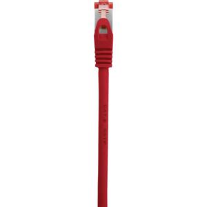 Renkforce RF-5136974 RJ45 Netwerkkabel, patchkabel CAT 6 S/FTP 1.00 m Rood Snagless, Vergulde steekcontacten, Vlambestendig 1 stuk(s)