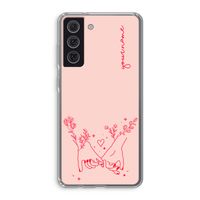 Best Friends: Samsung Galaxy S21 FE Transparant Hoesje