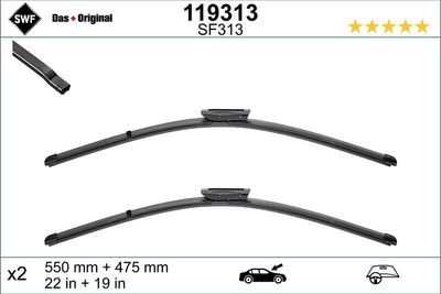 Set 2 Wissers Swf Visioflex 119313