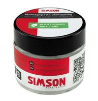 Montagepasta Simson plantaardig - zwart/rood