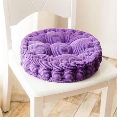 Verdikte ronde computer Stoelkussen vloermatten voor Office klas Home grootte: 43x43cm (paars)
