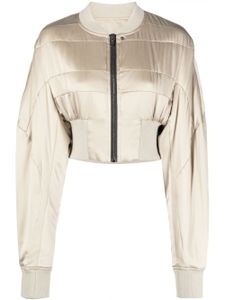 Rick Owens veste bomber Girders à coupe crop - Tons neutres