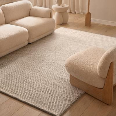 Vloerkleed Diana Rechthoekig - Natuurlijk Wit 170x120cm - Wol - Dekbed-Discounter.nl