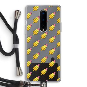 Waterijsjes: OnePlus 8 Transparant Hoesje met koord