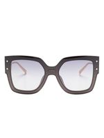 Philipp Plein lunettes de soleil Rose Venus à monture carrée - Noir