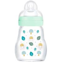 MAM Glazen Babyfles - 170ml - Blauw - Speen Flow 1 - thumbnail