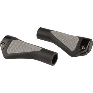 Mirage Fiets Handvatten Ergonomisch, Zwart/Grijs, 132mm