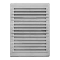 Ventilatierooster EDM 87734 Grijs 13,5 x 20,5 cm Muggennet