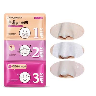 3 PC's schoonheid varken neus masker verwijderen mee-eter Acne Remover duidelijke zwarte kop 3 stap Kit Skin(Red)