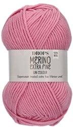 Drops Merino Extra Fine Uni Colour 25 Roze