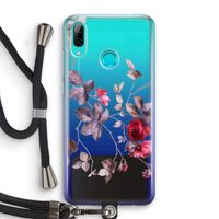 Mooie bloemen: Huawei P Smart (2019) Transparant Hoesje met koord