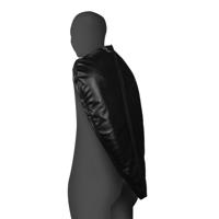 Ouch! by Shots Zip-Up Volledige Arm en Schouder Mouw Beperking - Zwart
