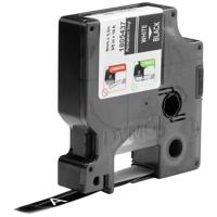 Labeltape DYMO IND RHINO 1805437 Vinyl Tapekleur: Zwart Tekstkleur:Wit 9 mm 5.5 m