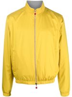 Kiton veste bomber à col montant - Jaune - thumbnail