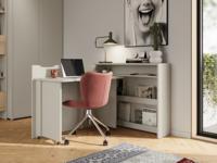 Uitklapbaar bureau CONCEPTION SLIM kasjmier links