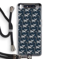 Makis: Samsung Galaxy A80 Transparant Hoesje met koord