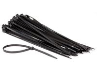 Set met nylon kabelbinders 7.6 x 400 mm zwart (100 st.) - Velleman