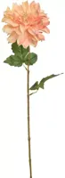 Pure Royal kunsttak dahlia 60cm oranje