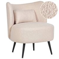 Beliani - OTSBY - Fauteuil - Beige - Bouclé