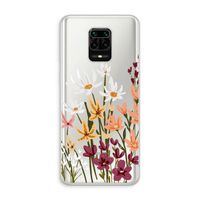 Painted wildflowers: Xiaomi Redmi Note 10 Lite Transparant Hoesje
