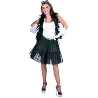 Zwarte petticoat voor dames - thumbnail