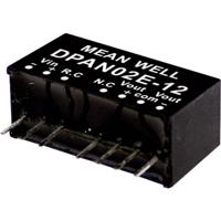 Mean Well DPAN02B-05 DC/DC-convertermodule 200 mA 2 W Aantal uitgangen: 2 x Inhoud 1 stuk(s) - thumbnail