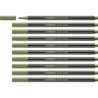 Markeerstiften Stabilo Pen 68 metallic Leaf Groen (10 Onderdelen)