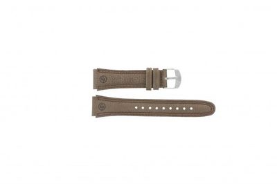Timex horlogeband T44381 Leder Bruin 20mm