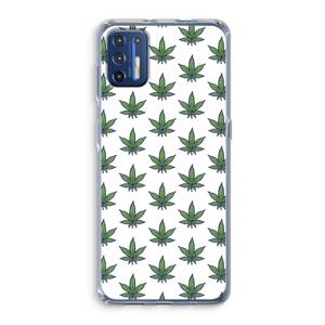 Weed: Motorola Moto G9 Plus Transparant Hoesje