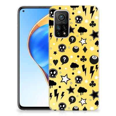 Silicone Back Case Xiaomi Mi 10T | 10T Pro Punk Geel Silicone Back Case Xiaomi Mi 10T | 10T Pro Punk Geel