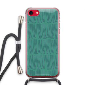 Swirls: iPhone SE 2020 Transparant Hoesje met koord