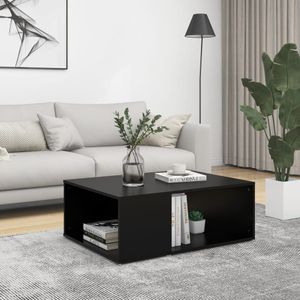 Salontafel 90x67x33 cm spaanplaat zwart