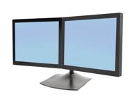 Ergotron 33-322-200 Monitorvoet 2-voudig 48,3 cm (19) - 61 cm (24) Zwart, Antraciet Staand, Kantelbaar, Draaibaar