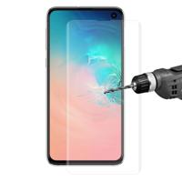 Volledige lijm 3D gebogen rand volledig scherm gehard glas film voor Galaxy S10 (transparant)