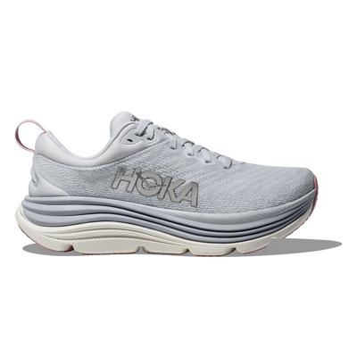 Hoka Gaviota 5 hardloopschoenen grijs/wit dames Hoka Gaviota 5 hardloopschoenen grijs/wit dames