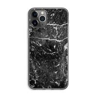 Zwart marmer: iPhone 11 Pro Max Transparant Hoesje
