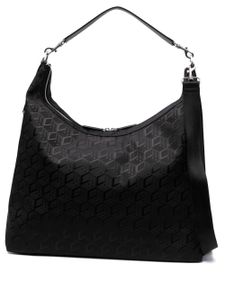 MCM sac cabas à motif monogrammé en jacquard - Noir