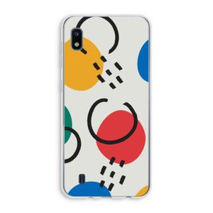 Illustratieve pop 3: Samsung Galaxy A10 Transparant Hoesje