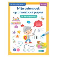 Deltas Oefenboek afwasbaar papier leuke telspelletjes (5-6 j.)
