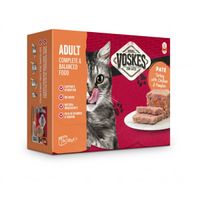 Voskes Adult - Paté kalkoen met kip & pompoen natvoer kat (8x85 g) 8 verpakkingen (64 x 85 g) - thumbnail