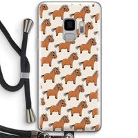 Pony: Samsung Galaxy S9 Transparant Hoesje met koord
