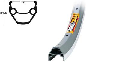 RYDE rim"zac 2000"alu dv 19-622 36h plish.