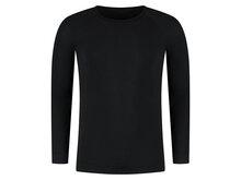 Skafit thermoshirt lange mouw met zilvergaren zwart