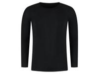 Skafit thermoshirt lange mouw met zilvergaren zwart