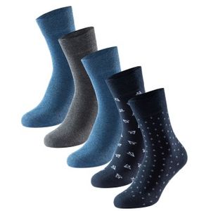 Schiesser 5 stuks Men Blue Bird Socks