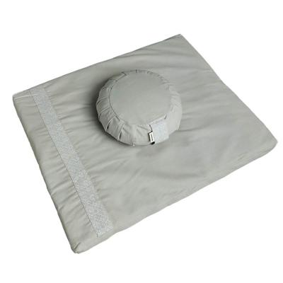 Meditatieset met kussen zafu - Grijs kasteel