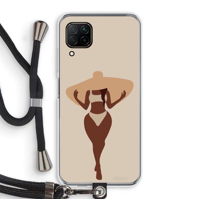 Let's get salty: Huawei P40 Lite Transparant Hoesje met koord