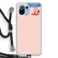 High heels: Xiaomi Mi 11 Lite Transparant Hoesje met koord